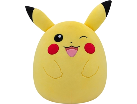 Peluche Pikachu Pokémon guiñando un ojo Squishmallows de 35 cm