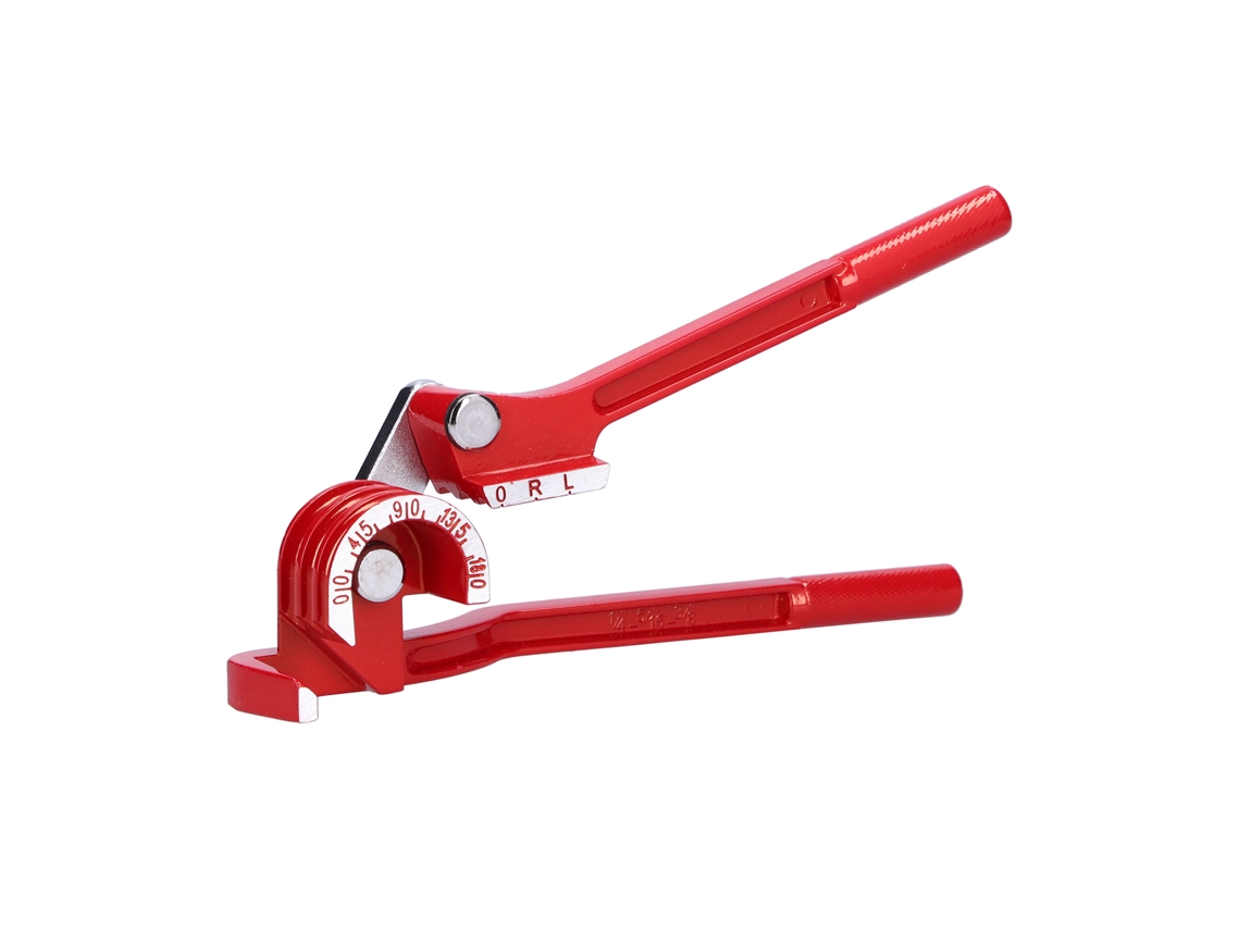 Laminadora manual para doblar tubos con marcador de 180°