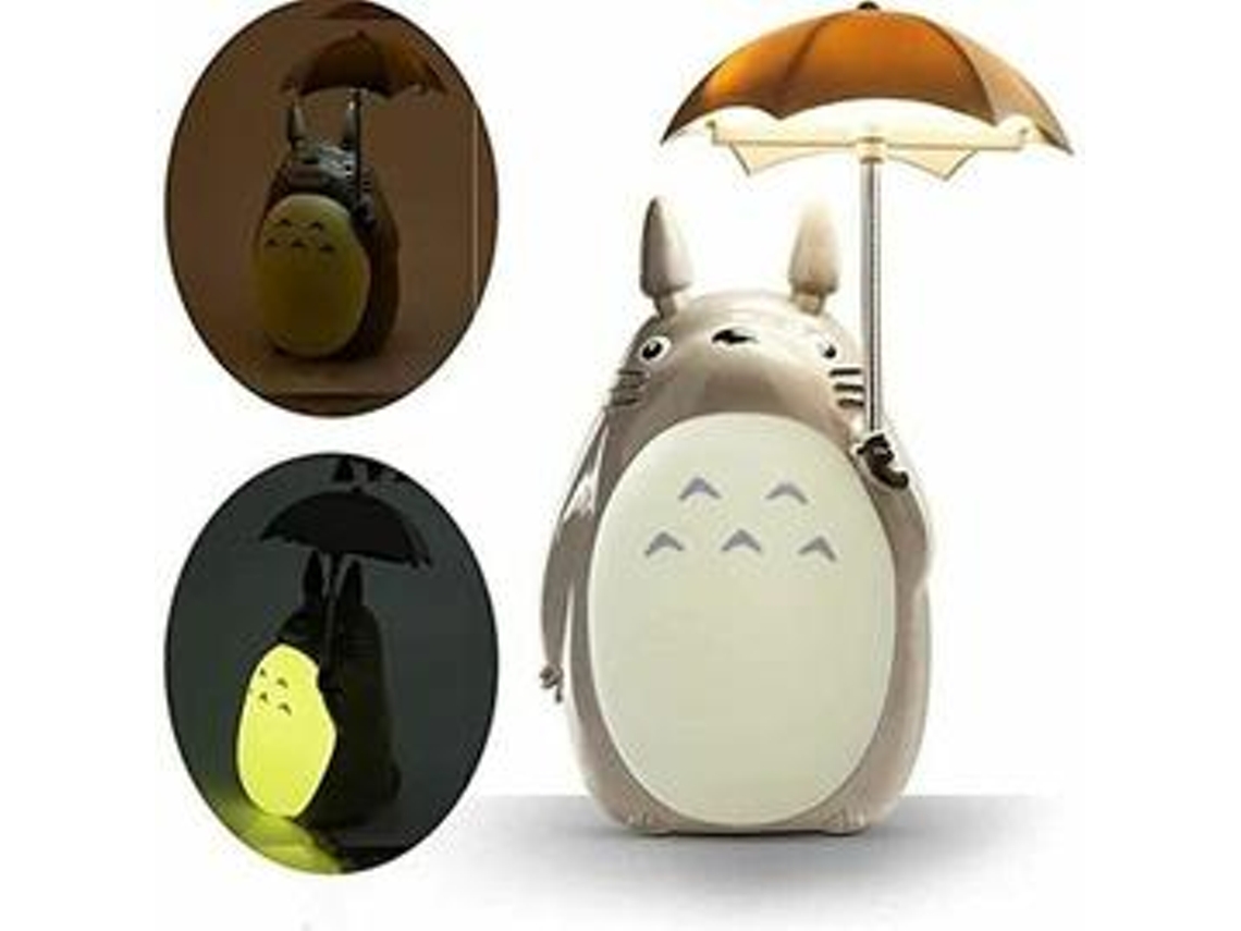 MEOIRUERY Rompecabezas 3D de Totoro, juguete de Totoro con licencia de plástico sólido recubierto de goma para fanáticos de Miyazaki, luz blanca cálida, ideal c