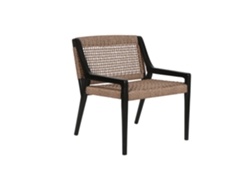 Silla Teca Fibra Negro 65x62x72cm