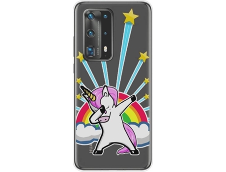 Carcasa Huawei P40 Pro TUMUNDOSMARTPHONE Dibujos Transparente Multicolor