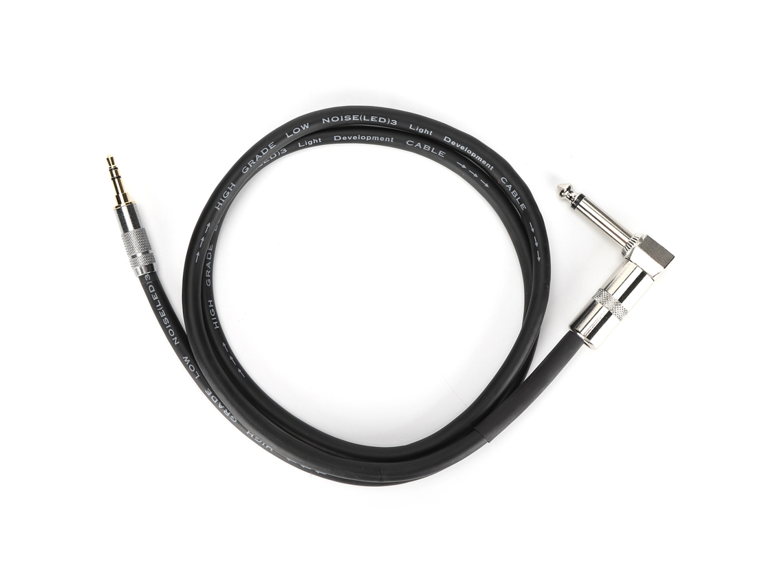 Cable De Audio De 6,35 Mm Macho A 3,5 Mm Macho Para Guitarra, Piano, Amplificador Y Teléfonos Móviles, 1 M