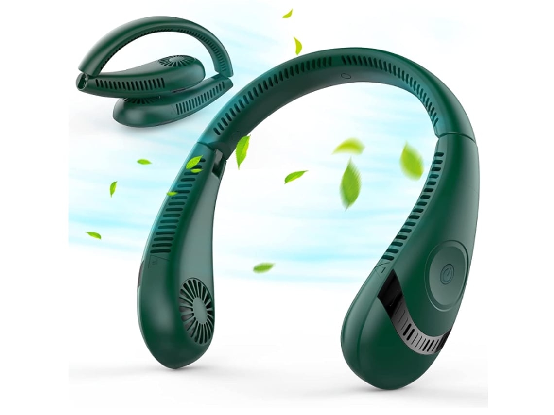 Ventilador de Cuello Portátil ENZON 5000 Mah Verde