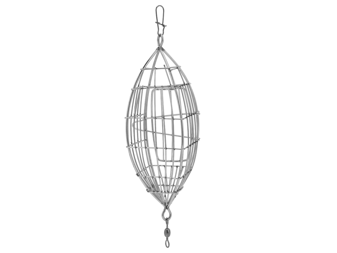 Cesta De Acero Inoxidable Para Cebo De Pesca Con Cierre Para Peces, Camarones Y Cangrejos - Accesorio De Pesca