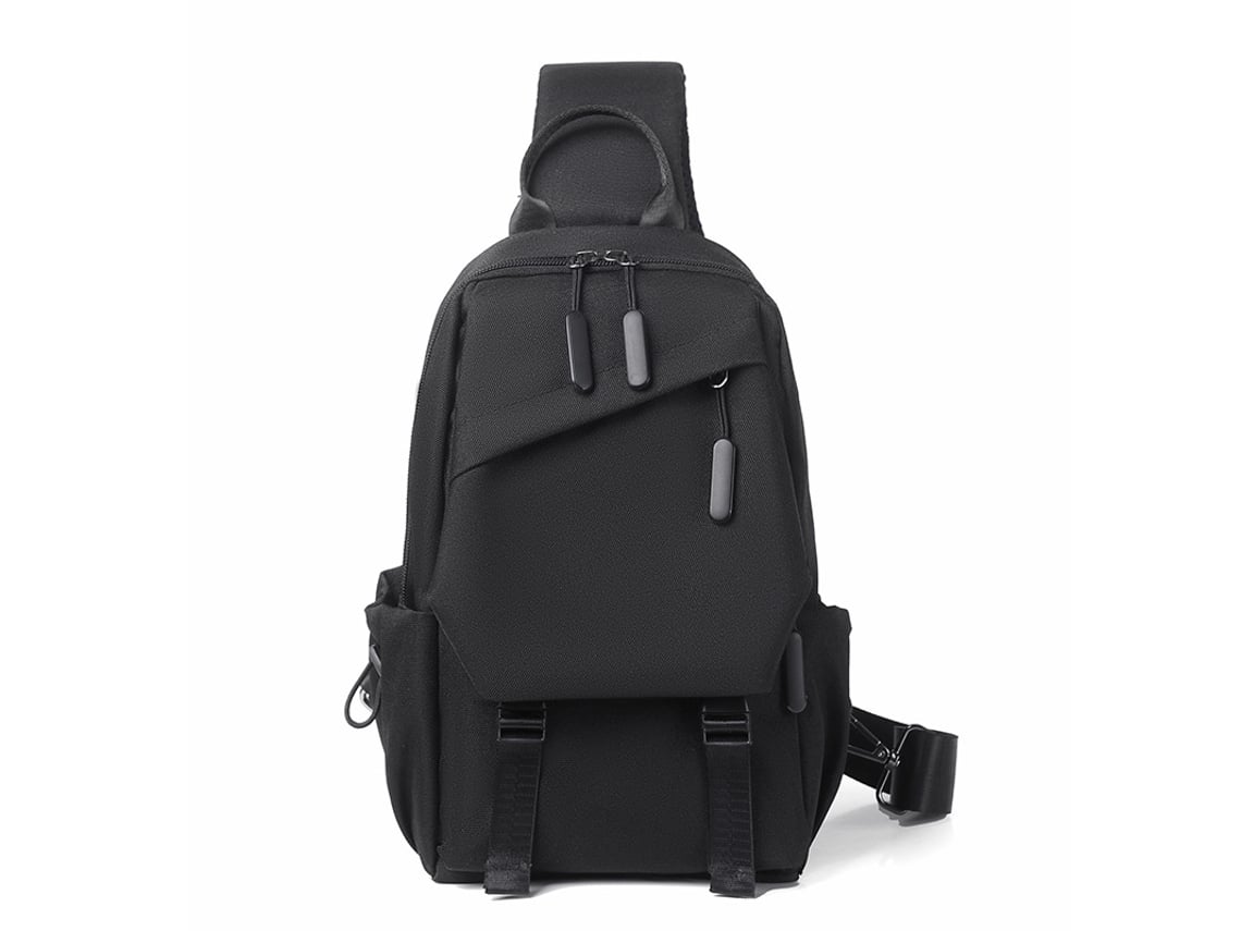 Bolso bandolera multifuncional y moderno (negro)