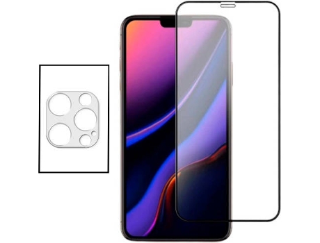 Kit Protector de Cámara Trasera Apple iPhone 13 Pro Max PHONECARE y Cristal Templado 5D Full Cover