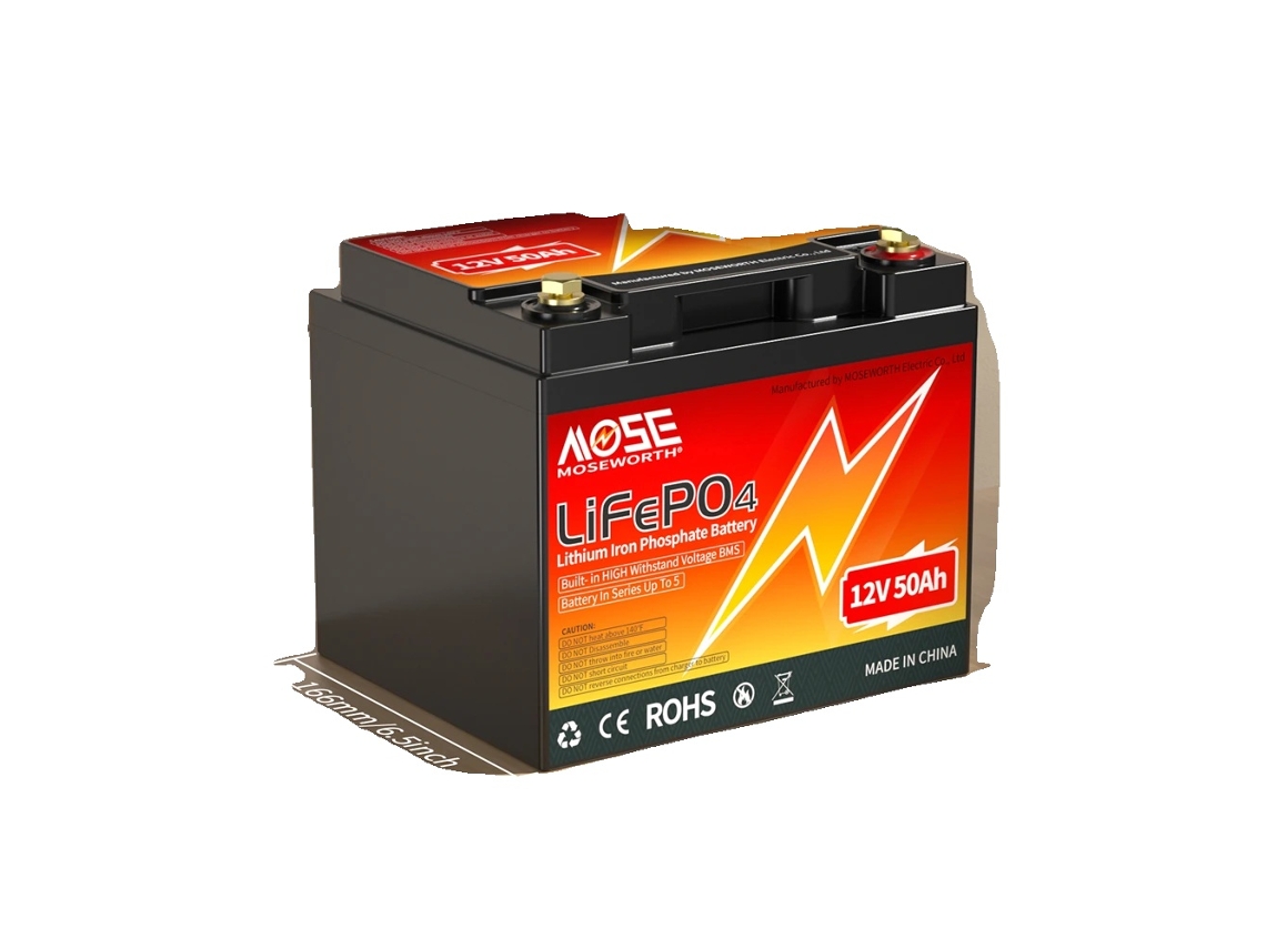 Batería de ciclo profundo Lifepo4, 12 V, 50 Ah, 24 V, 60 Ah, 12 V, 100 Ah, 12 V, 50 Ah OEM