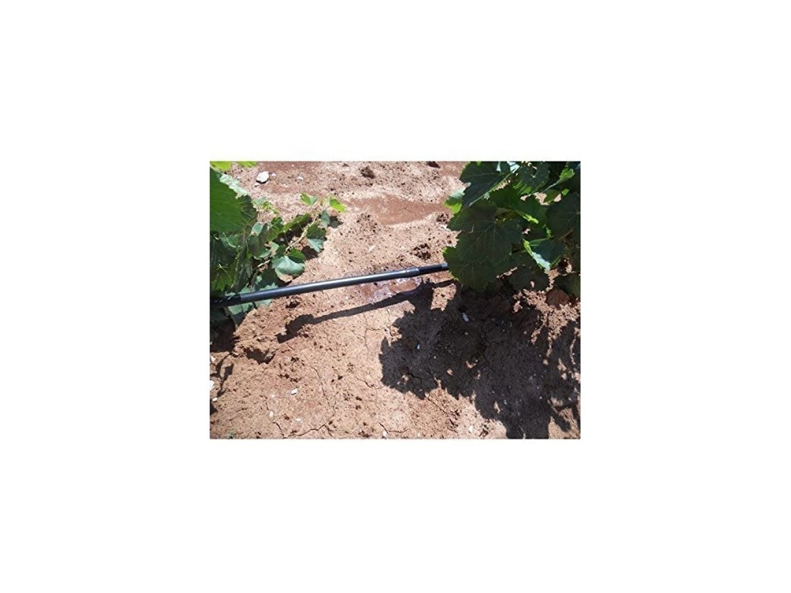 Tuberia 16mm con goteros cada 50 cm, 100 metros, riego por goteo negra