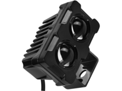 Faro Led Cuadrado De 12-85 V Con Doble Led, Montaje Mediante Tornillos, Aleación De Aluminio Ligera, Luz De Trabajo Para Motocicleta