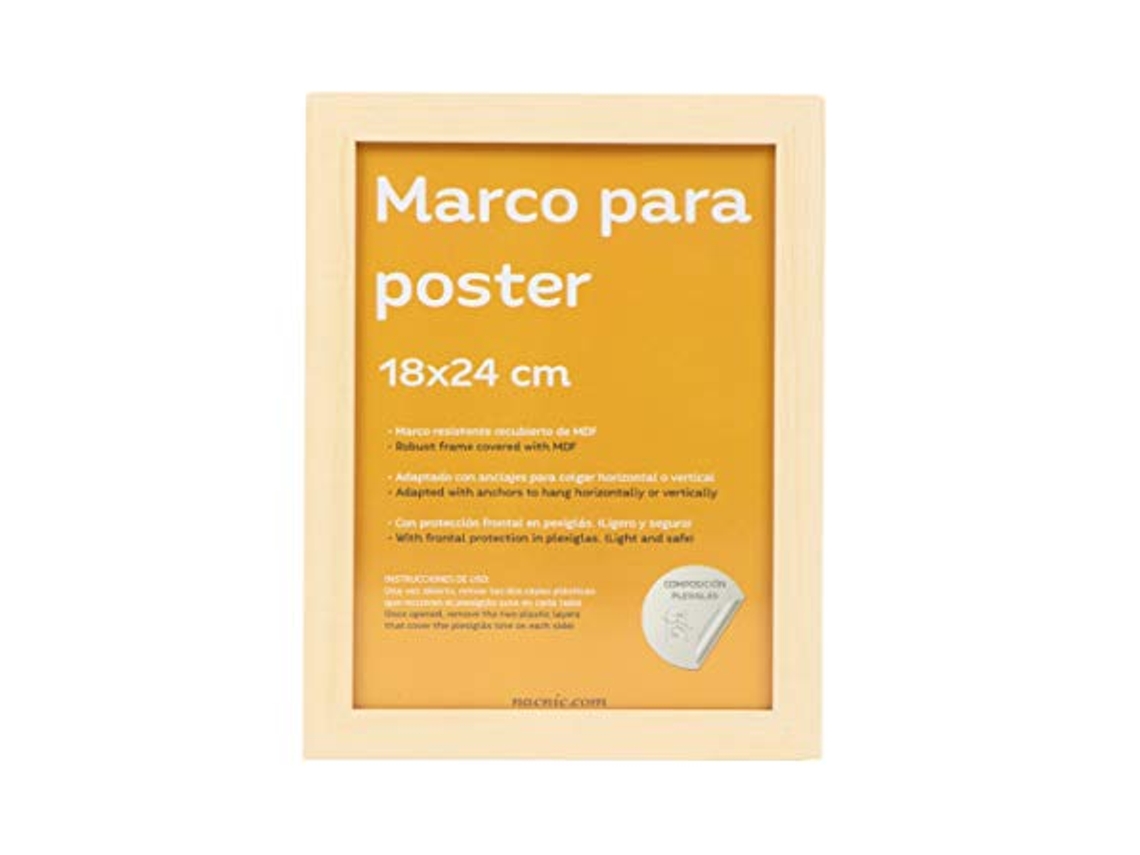 Marco NACNIC (18 x 24 cm - Madera - Multicolor)