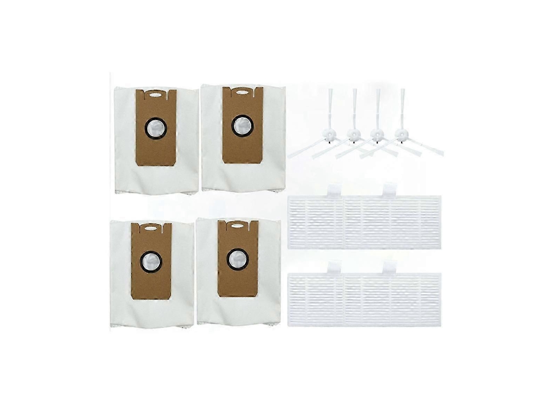 For W2 Spare Parts Main Side Brush Hepa Filers Mop Cloths Rag Dust Bag Replacement Robot Vacuum Cle