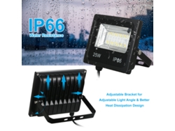 Lámpara de proyección LED para exteriores 2026, 25 W, RGBCW, 64 LED, IP66, control por aplicación, sincronización con música, 85-265 V