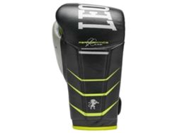 Luvas de Boxe de Couro Artificial Revo Fluo Preto 12 Ozleone1947