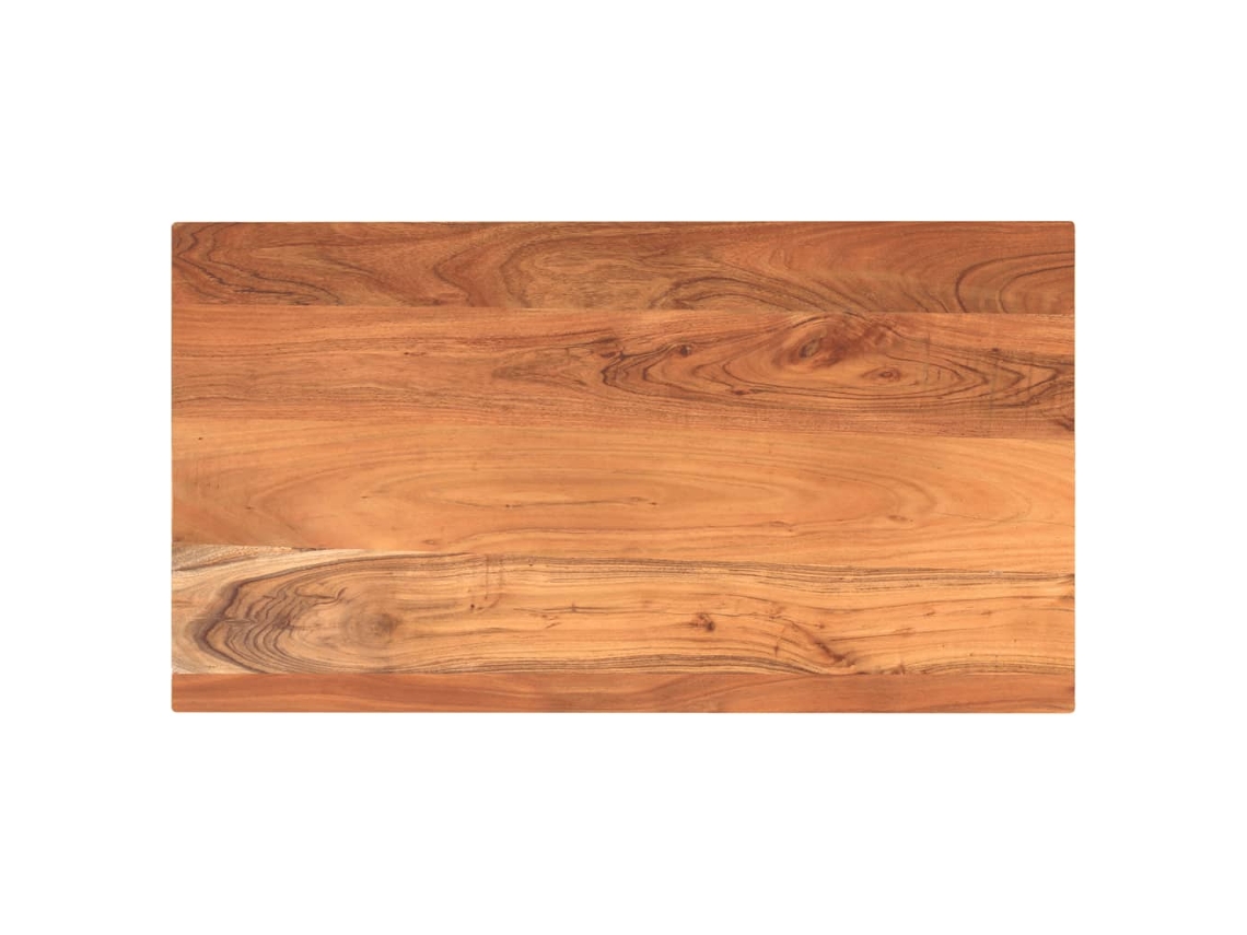 Tablero de mesa rectangular madera maciza acacia VIDAXL (120x70x2,5 cm)