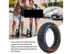 2026-neumático Solido Sin Cámara 10x2.5-7 Honeycomb Para Patinete Eléctrico Xiaomi Scooter 4/4 Pro