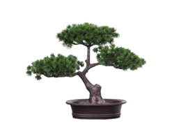 Bonsái de enebro artificial para decoración de mesa KOFIHETY