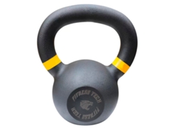 Kettlebell FITNESS TECH De Ferro Fundido (8 kg)