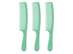 3 Piezas Peine Desenredante Antiestático Con Mango Redondo Y Dientes Anchos Para Hombre Y Mujer