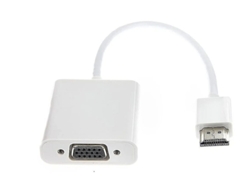 Adaptador HDMI a VGA 1080p Convertidor HDMI a VGA activo con salida de audio de 3,5 mm y cable de carga micro USB para Raspberry Pi Yizhood