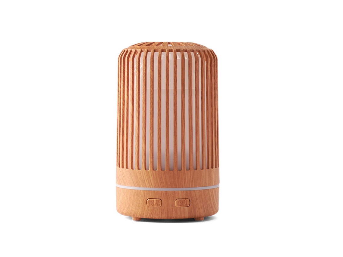 Difusor De Aroma Con Forma De Jaula De Pájaros De 200 Ml Con Efecto Madera, Humidificador Ultrasónico Usb, Con Control Remoto