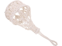 Lámpara Colgante Rústica De Cuerda De Algodón Tejida A Mano Con Pantalla De Macramé Para Decoración De Candelabro.
