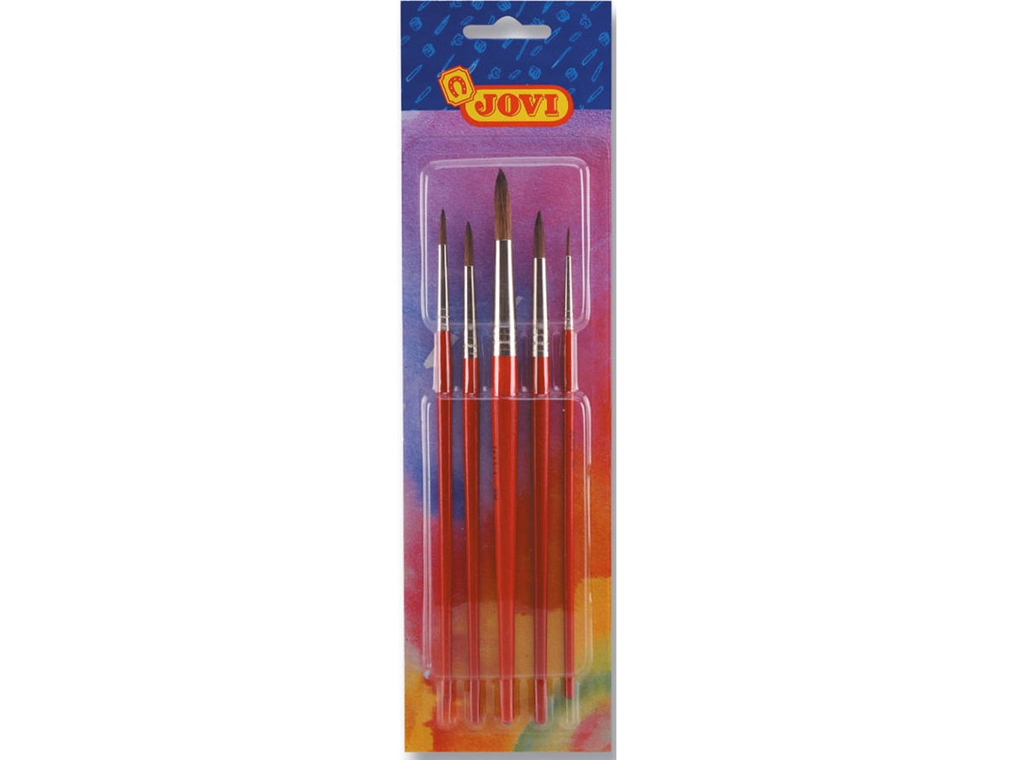 Pinceles para acuarela JOVI (Números 0-4-6-8-12)