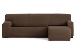 Funda de Chaise Longue Derecha para Brazo Corto EYSA Premium Troya (310 x 170 x 110 cm - Poliéster - Marrón)