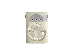 Ventilador De Aire Acondicionado De Escritorio Con Temporizador De 3 Agujeros - Refrigerador - Carga Usb - Humidificación - Enfriamiento