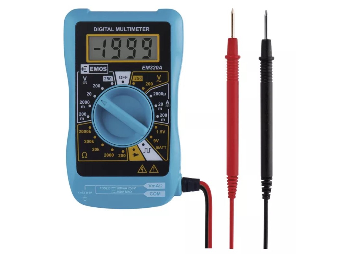 EMOS Tester Multimetro Comprobador Electrico Tension 200 V - 250 V
