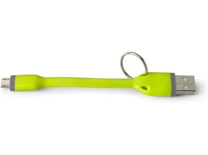 Cable USB CELLY (USB - 12 cm - Verde)