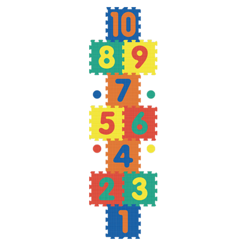 Alfombra Puzzle CENTROXOGO Alfombra puzzle con números (Edad Mínima Recomendada: 9 Meses)