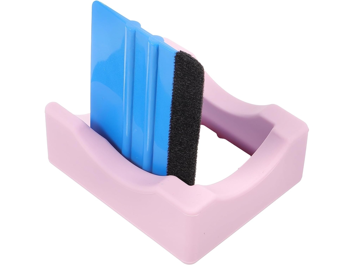 Pequeño portavasos de silicona antideslizante, ideal para manualidades. Base plana. Incluye cepillo de limpieza de goma Gokoco.