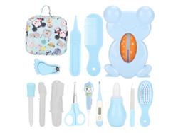 14 Peças Kit De Cuidados De Saúde E Higiene Para Bebê Com Cortador De Unhas, Escova E Acessorios Essenciais