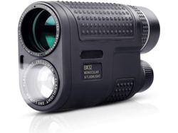 Monocular 8x32 con linterna 2 en 1, visión nocturna, película verde, Bak4, FMC, conciertos, caza de aves, negro. Bestvite