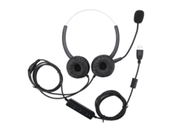 Headset Usb Para Call Center Com Microfone E Cancelamento De Ruído Rotação 330°
