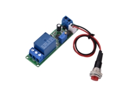 Módulo De Relé Temporizador Ajustable De 12 V Cc Con Interruptor De Apagado Retardado (1-10 Segundos)