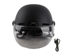 2026-casco Inteligente Para Ciclismo Profesional Con Cámara 1080p 30fps Luz De Seguridad Ajustable Para Adultos Hombre Mujer Negro