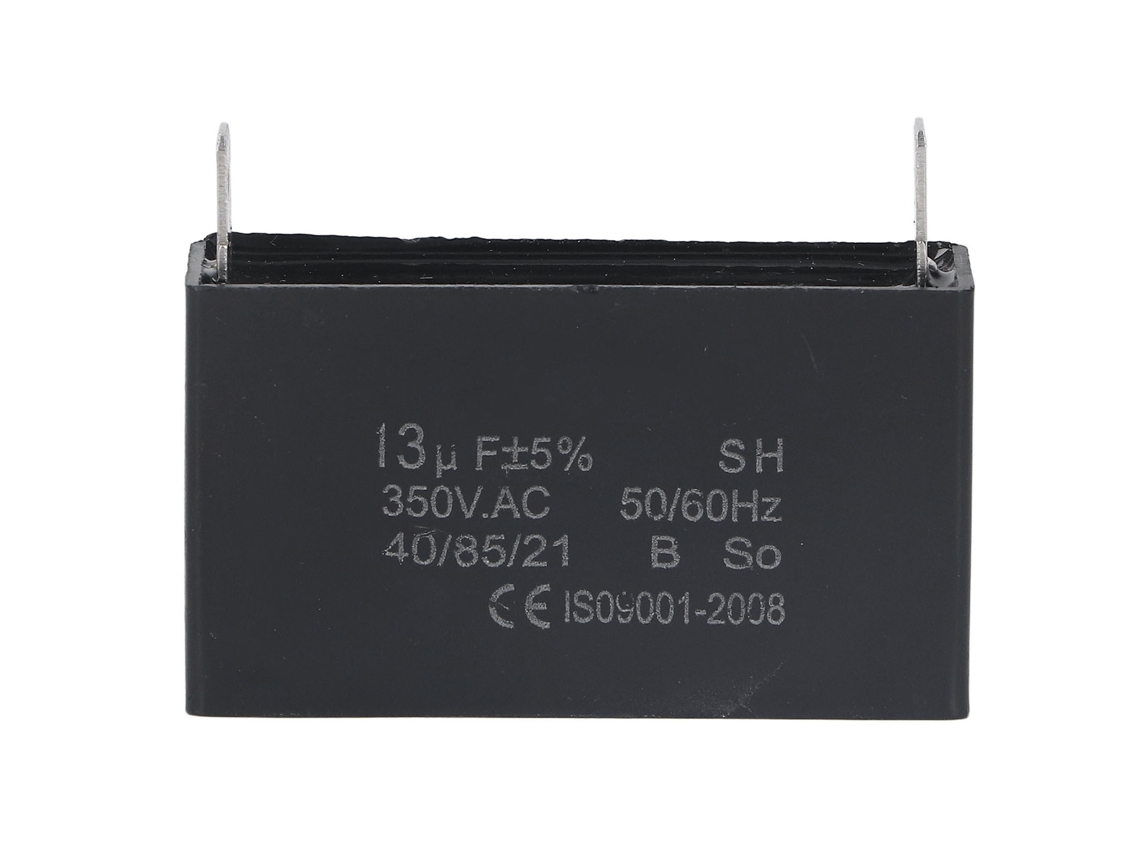 Condensador de arranque para generador de gasolina, 13 μf, 350 V CA, motor de ventilador de aire acondicionado.