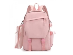 2026-mochila Escolar Impermeable De Nylon Para Adolescentes Chicas 2 Piezas/set Con Gran Capacidad Mochila Viaje Para Mujer 1