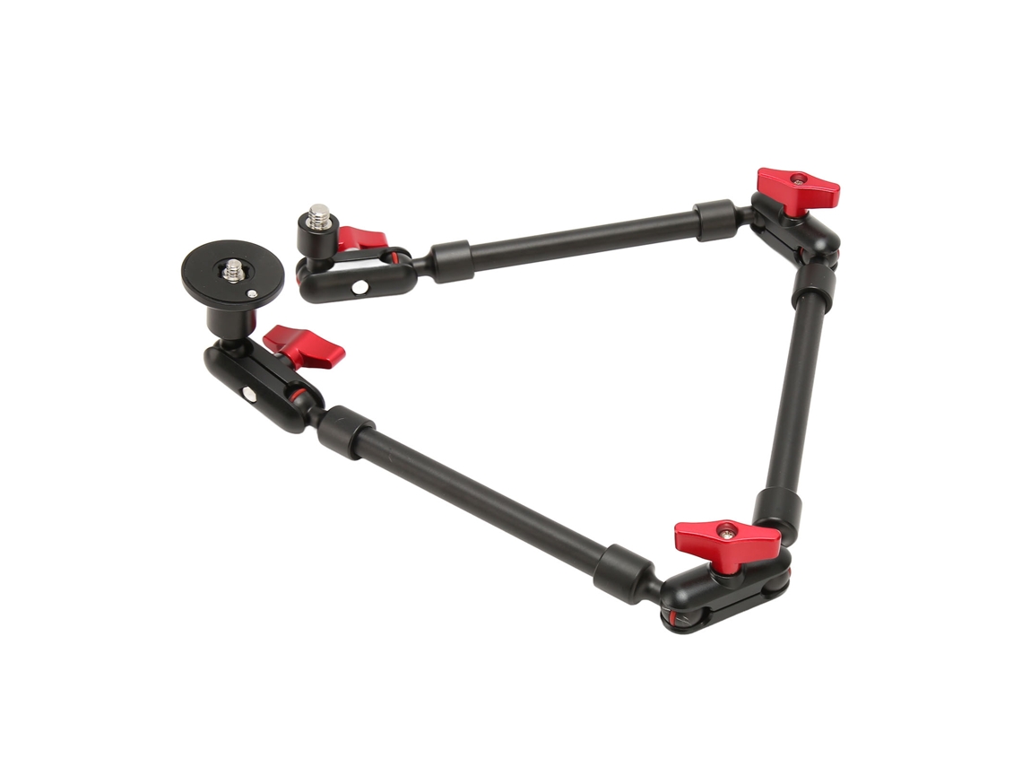 Brazo Articulado Ajustable De 31in Con Rosca 1/4in 3/8in Para Cámara Y Teléfono, Rotación 360 Grados