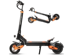 Patinete eléctrico Maxturn X1, 1000 W, 48 V, 15,6 Ah, 10 neumáticos sin cámara, cuadro de aluminio, color negro