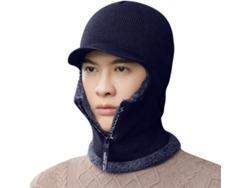 Gorro Y Bufanda De Punto Para Hombre Con Forro Polar.
