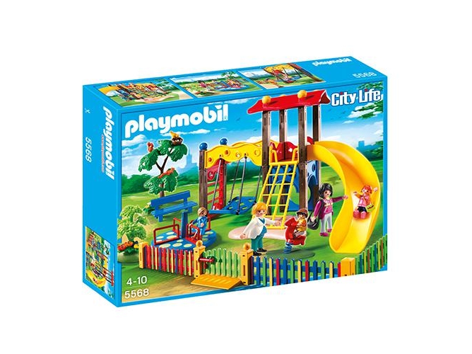 PLAYMOBIL City Life: Parque infantil (Edad Mínima: 4)