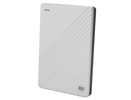 Disco duro portátil HURRISE de 2,5 pulgadas, disco duro externo ultrafino, Usb 3,0, carcasa plateada de aleación de aluminio para ordenador, 80Gb