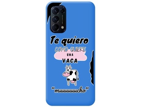 Carcasa Oppo Find X3 Lite 5G TUMUNDOSMARTPHONE Silicona Líquida Dibujos Azul