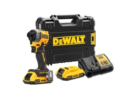 DEWALT DCF850D2T-QW Atornillador Impacto compacto sin escobillas XR 18V Li-Ion 2Ah 1/4" 205Nm
