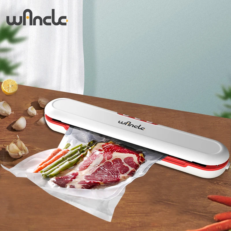 Selladora al vacío para alimentos (220 V), máquina de envasado al vacío eléctrica doméstica de 220 V