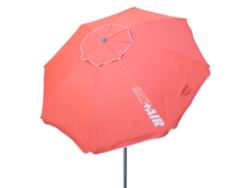 Sombrilla Playa Antiviento Ø200 cm con Mástil Inclinable y Protección Uv50 Coral AKTIVE