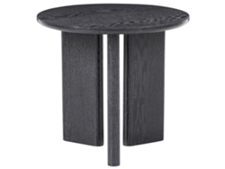 Mesa De Apoio Beliani Cowal De Mdf Preto 50x50x46