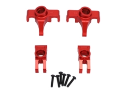 Piezas De Mejora Bloque De Dirección Delantero Eje Trasero Para Mjx Hyper Go 1/14 14209 14210 Kit De Repuesto De Aluminio